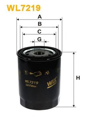 WIX FILTERS wl7219 -  Фильтр масляный двигателя